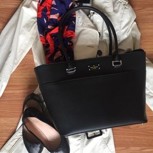 Kate Spade Leather Grove St Small Margareta Black